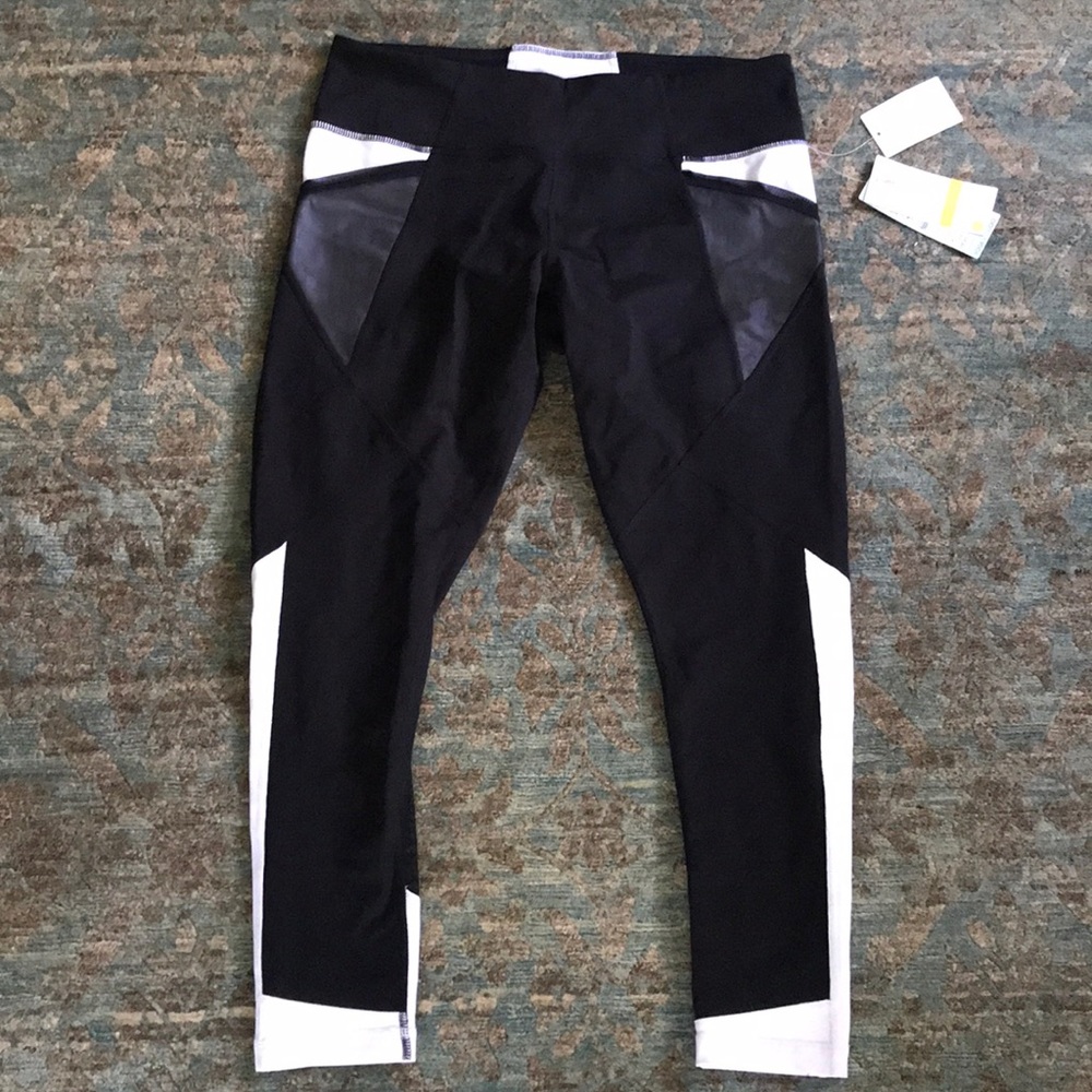 Black and white leggings